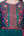 TEAL PINK LONG YOKE ANARKALI KURTA