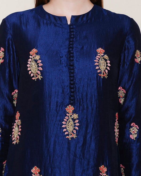 MIDNIGHT BLUE  KURTA LEHENGA