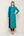 EMERALD GREEN BLUE EMBROIDERED SILK KURTA SET