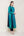 EMERALD GREEN BLUE EMBROIDERED SILK KURTA SET
