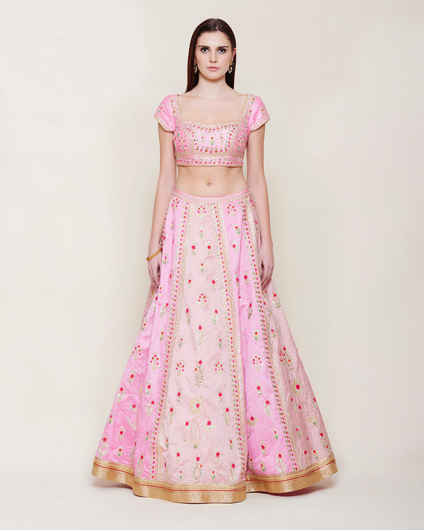 PINK GOLD DORI LEHENGA