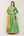 EMERALD GREEN GOLD DORI ANARKALI