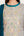 Neutral/teal  kurta set.