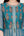 Teal Zardozi long kurta set