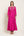 Magenta long flared jacket