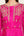 Magenta long flared jacket