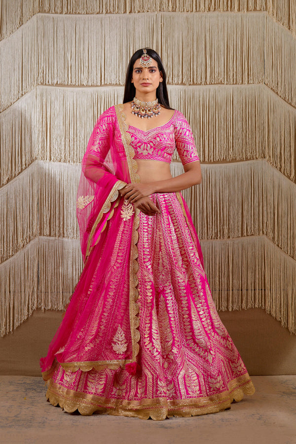 Pink Lehenga set