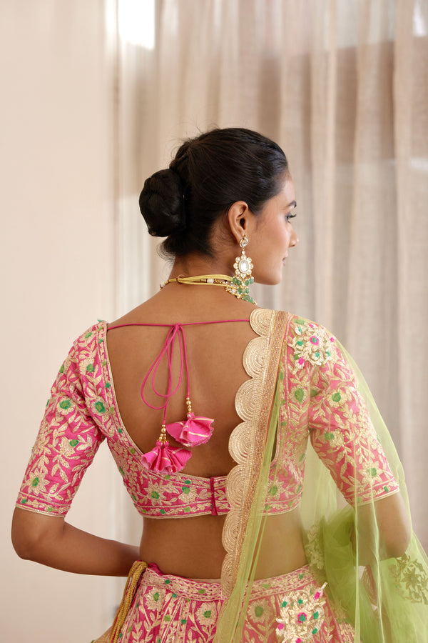 Pink Lehenga Set.