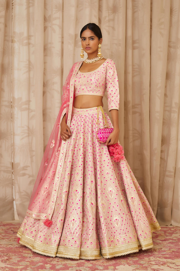 Pink Lehenga Set.