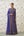 Blue Anarkali Set.