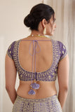 Mauve Purple Lehenga Set.