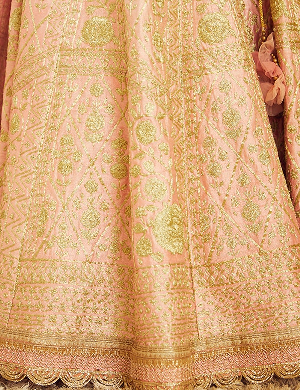 Light Pink Lehenga Set.