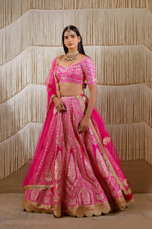 Pink Lehenga set