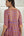Purple Anarkali set.