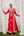Red Anarkali Set.