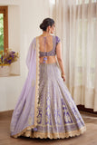 Mauve Purple Lehenga Set.