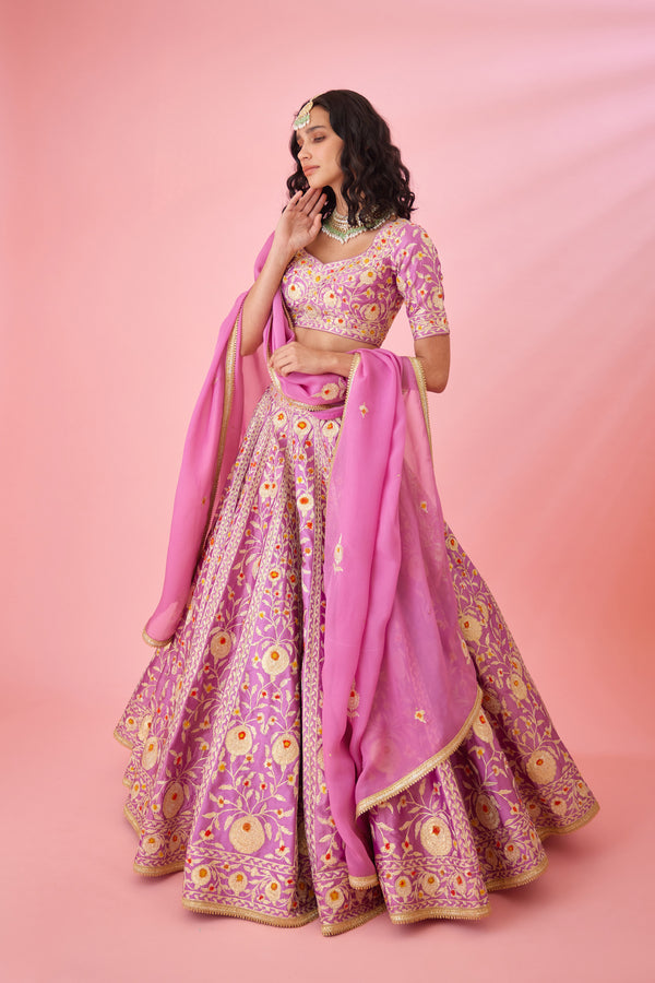 Orchid Lavender Lehenga Set.