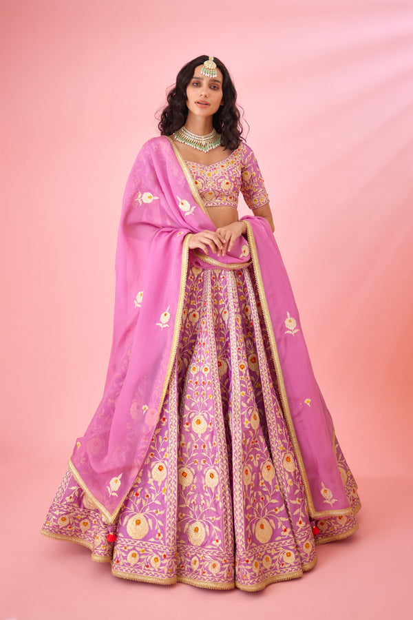 Orchid Lavender Lehenga Set.