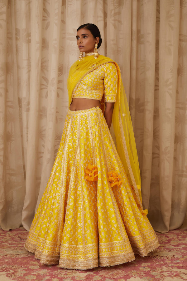 Yellow Lehenga Set.