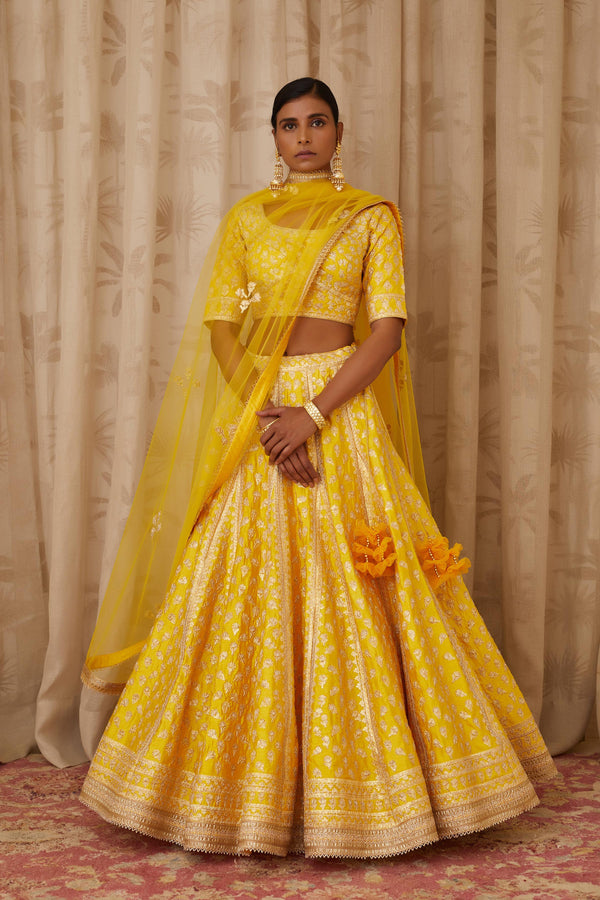 Yellow Lehenga Set.