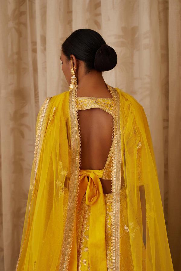 Yellow Lehenga Set.