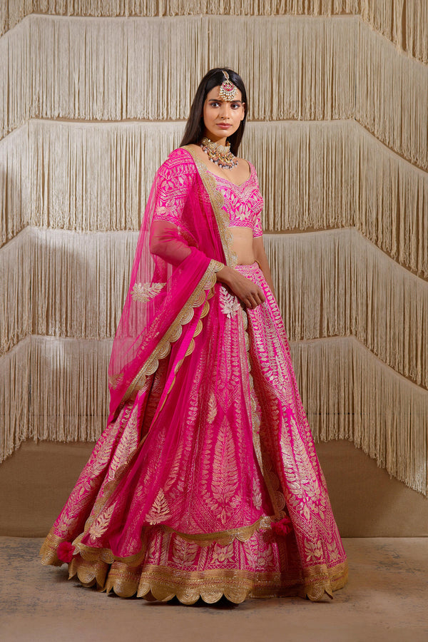 Pink Lehenga set