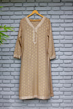 Neutral Kurta Set.