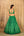 Bottle Green Lehenga Set.