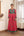 Red Anarkali Set.
