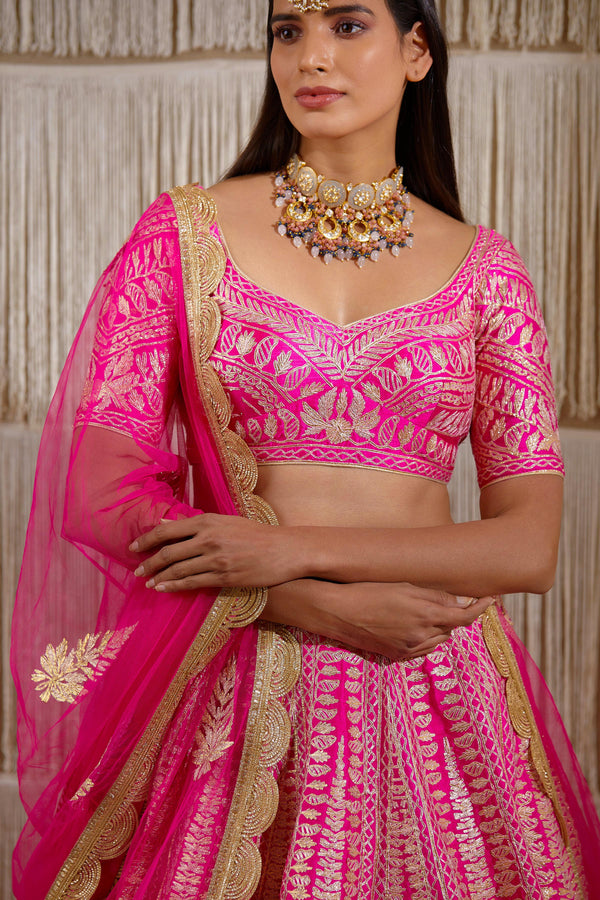 Pink Lehenga set