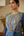 Royal Blue Anarkali Set.