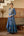 Royal Blue Anarkali Set.