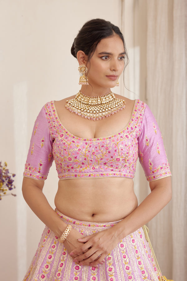 Lavender Lehenga Set.