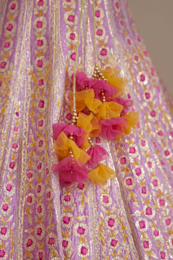 Lavender Lehenga Set.