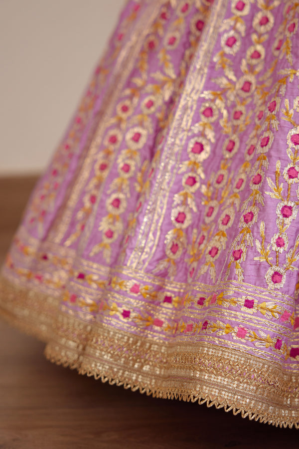 Lavender Lehenga Set.