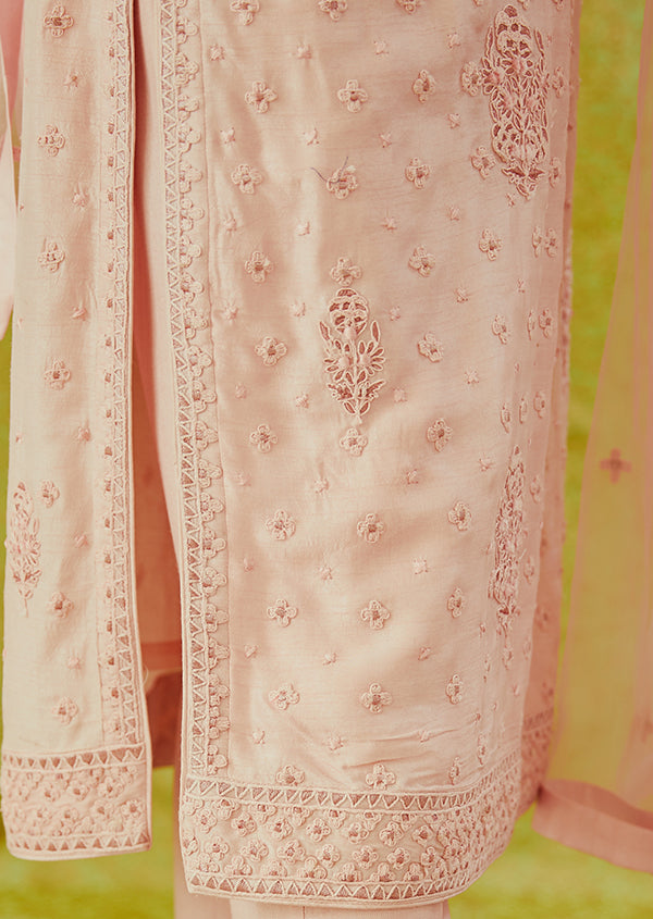 Light Pink Kurta Set.