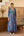 Royal Blue Anarkali Set.