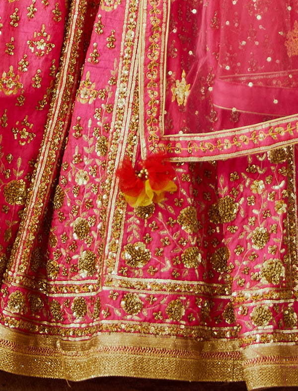 Pink Lehenga Set.