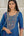 Teal Blue Sharara set