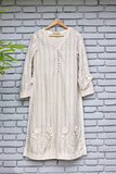 Beige Kurta Set.