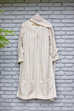 Beige Kurta Set.