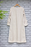 Beige Kurta Set.