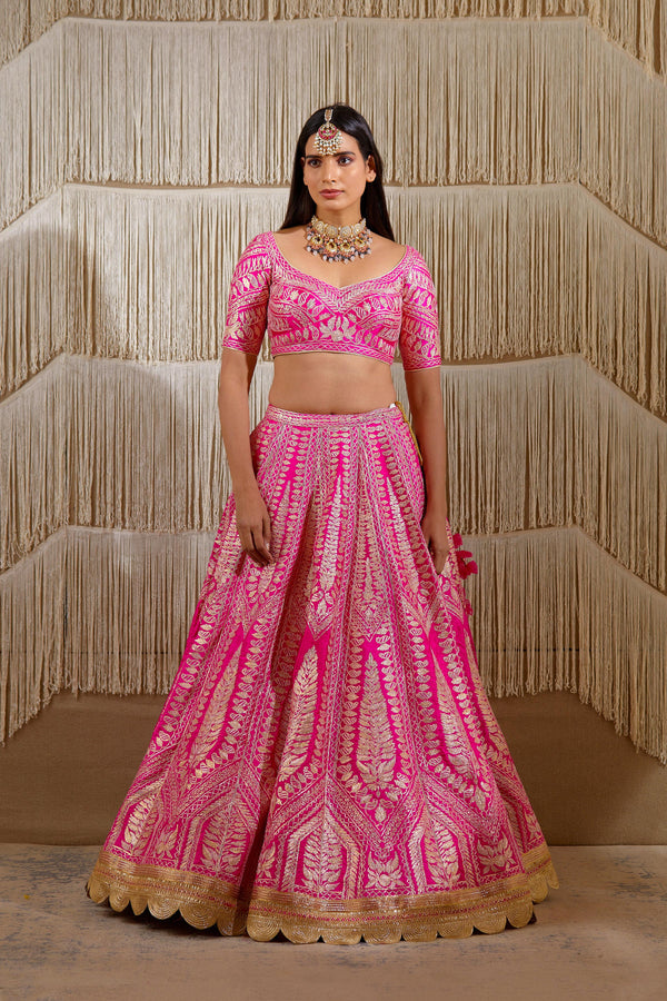 Pink Lehenga set