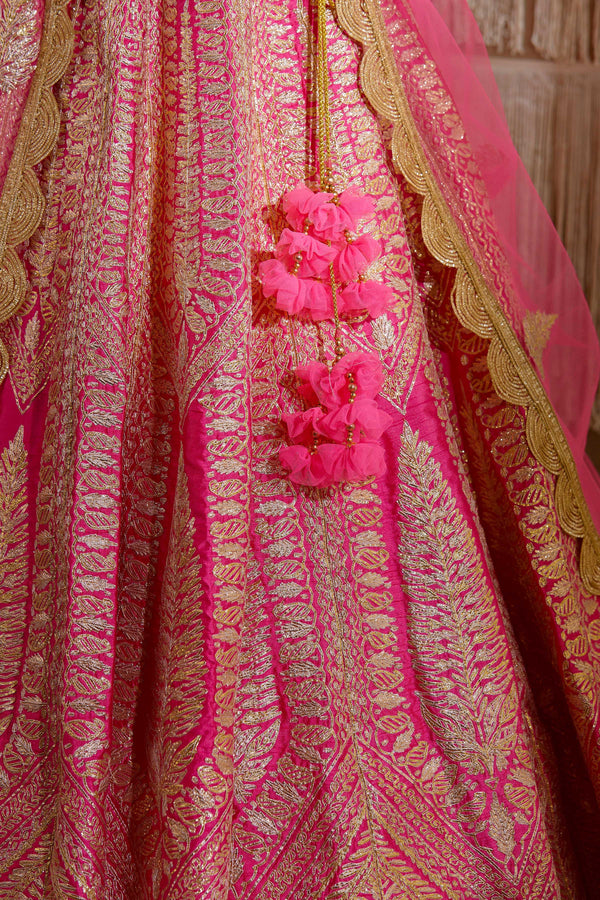 Coral Pink Lehenga set