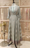 Silver Grey Angrakha Set.