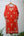 Red Yellow Kurta Set.