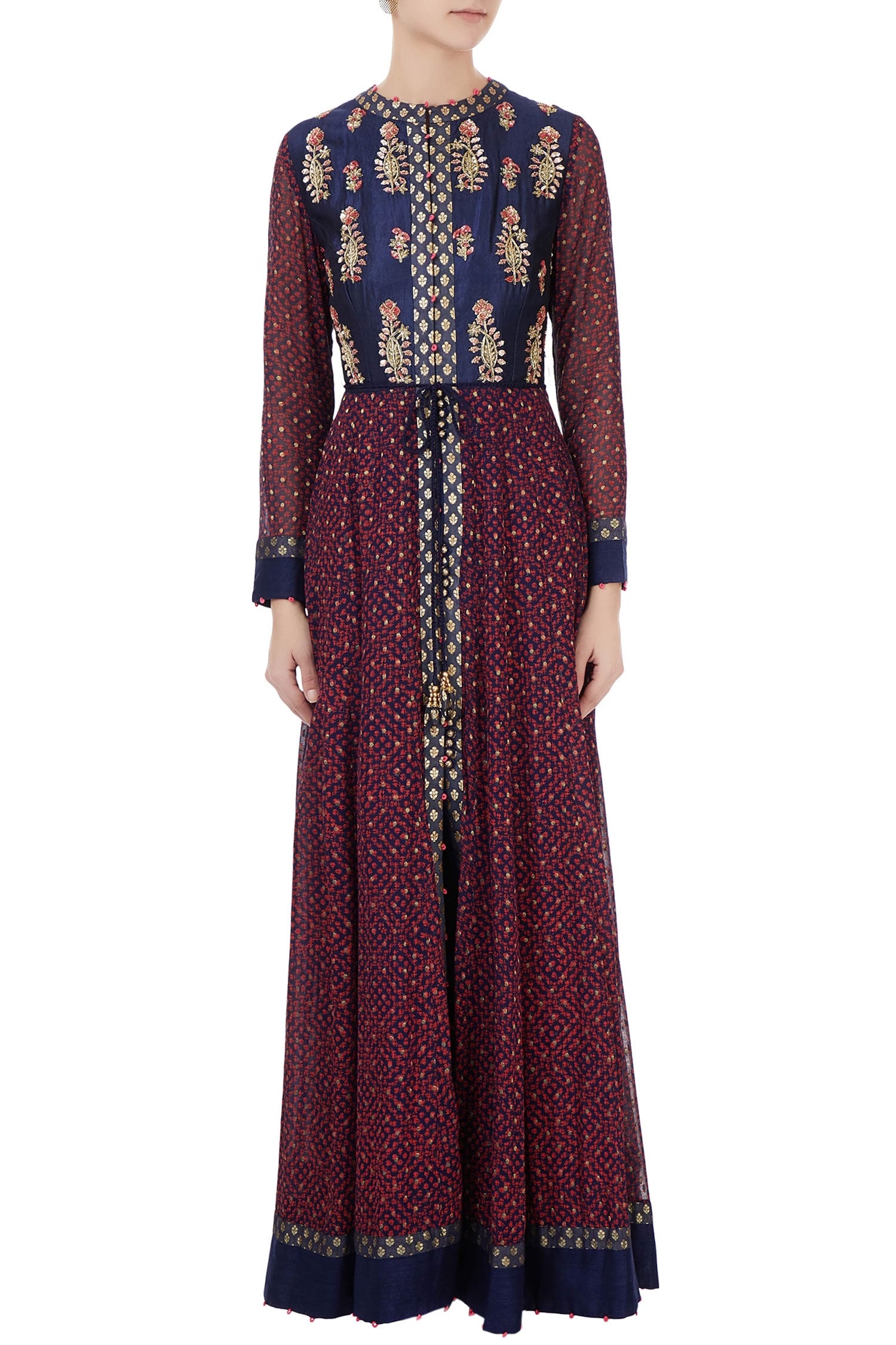 navy blue and maroon combination dress The entourage! Burgundy & navy blue combination.