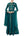 Teal green  anarkali set