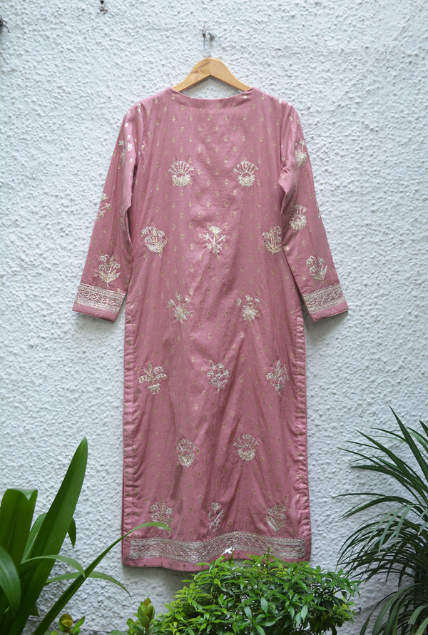 Onion Pink Kurta Set.