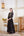 Black Anarkali Set.